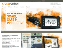 Tablet Screenshot of crosscontrol.com